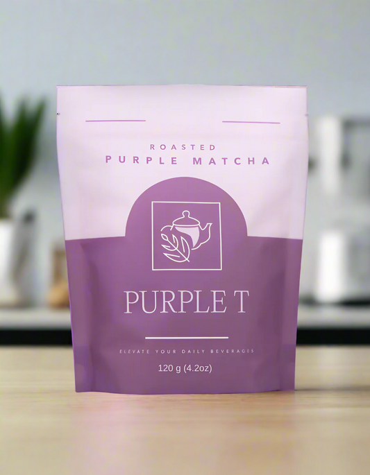 30 serving pouch of Roasted Purple Matcha